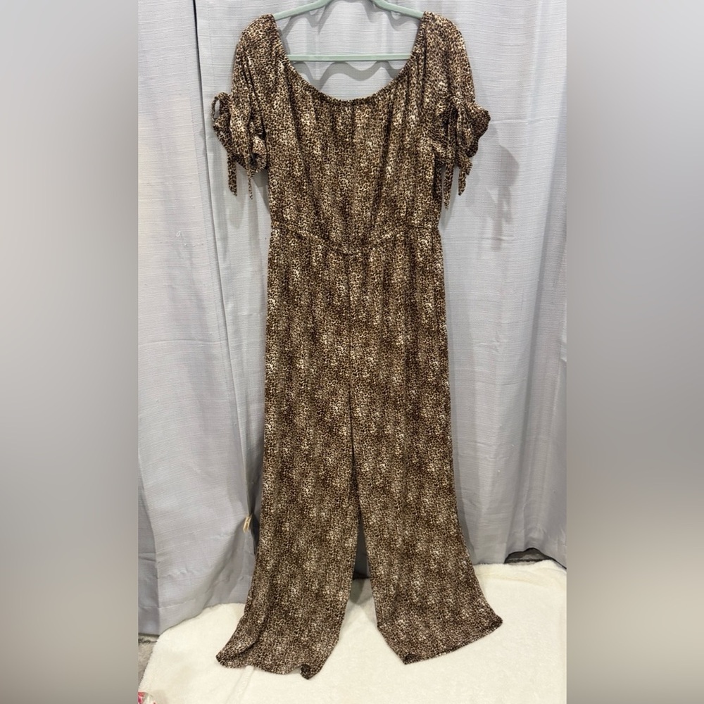 Tacera Animal Print Romper